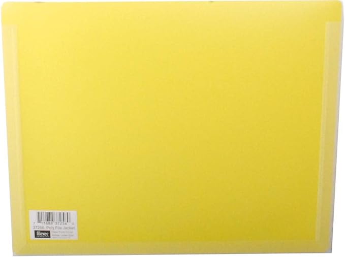 Filexec, File Jacket, Letter Size, Yellow, Pack of 5 (50331-37256)
