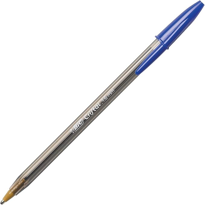 BIC Cristal Xtra Bold Ballpoint Pens, Bold Point (1.6mm) For Vivid And Dramatic Lines, Blue Ink, 24-Count Pack, Perfect Ink Pens