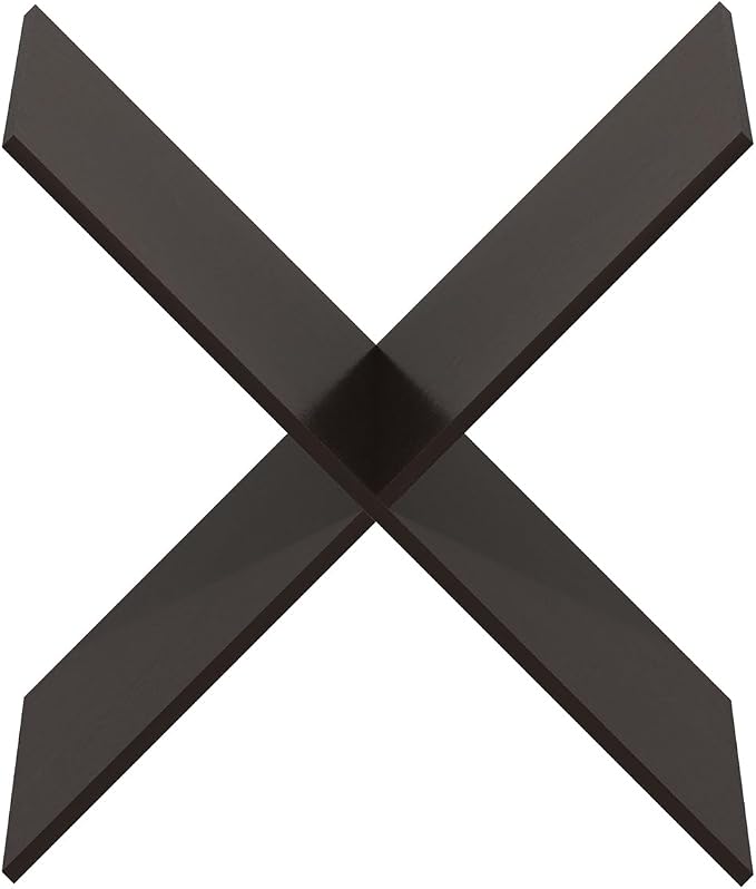 Furinno Cubicle Cube Insert, X-Shelf Cube Organizer, Fits into Furinno Extra Thick Cubes, for Organizers and Storage, Black Dark Oak (Does not fit IKEA Kallax Shelving)