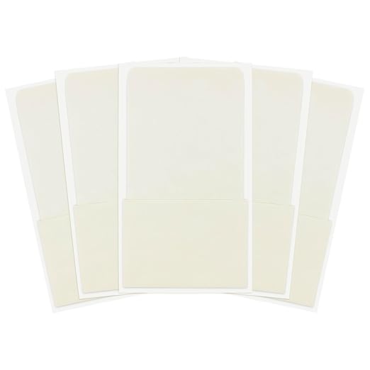 Hygloss Products Manila Library Pockets – Self-Adhesive Pocket Envelopes Made in the USA – 6.25 x 3.5 Inches, 50 Pack