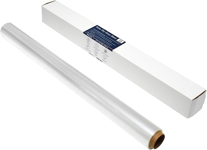 15 Pack Static Dry Erase Sheets, Transparent Dry Erase Wallpaper Whiteboard Sticker Wall 31.5 x 24 Inch