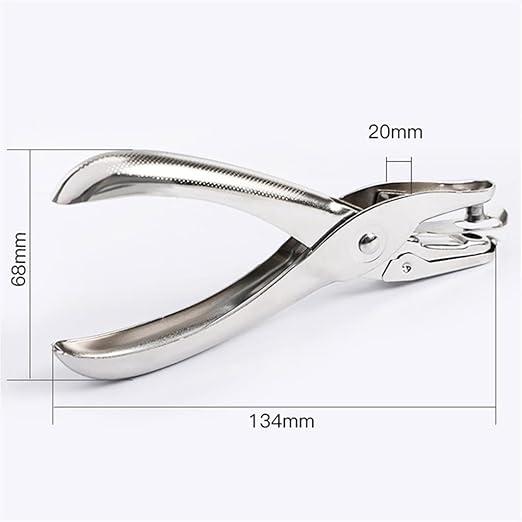 Document Paper Manual Puncher Small Single-Hole Hand-held Press Loose-Leaf Book Binding