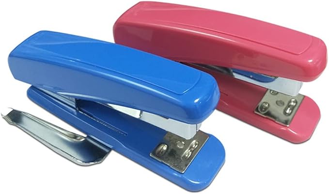 KUYWLMKMZZ Desk Stapler Medium-Sized Stapler Labor-Saving B8 Model Stapler Economical Business Stapler Suitable for School Office and School Supplies School Supplies (Color : C)