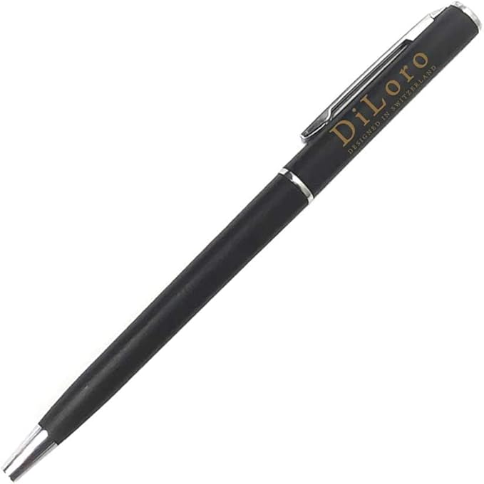 Filofax Classic Croc Print Leather Organizer Agenda Diary Calendar Bundle with DiLoro Ballpoint Pen (Chestnut 2026 With Pen, Pocket Paper Size 4.72" x 3.18")