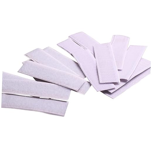 Alipis 5pcs Back Adhesive Mounting Tape for Home Office Hook Loop Gripper Stickers for Rug and Table Skirt Reusable and Removable Strong Hold Smooth Surfaces