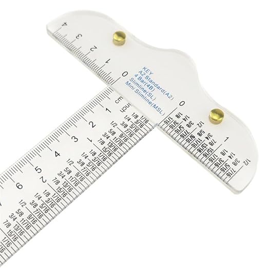 Clear Acrylic T-Square Ruler, Drafting T Square, Drafting Tools, T Ruler Transparent Crafting and Drafting Graduated Inch Metric Measuring Scale Rule Drafting Tools and Kits
