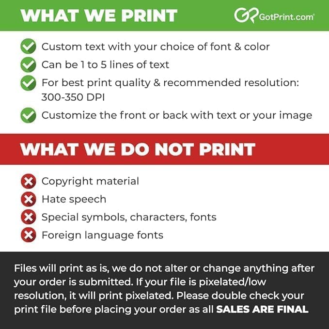 GotPrint Custom Made Bookmarks | 2x6 Upload Photos, Logos, or Text | Glossy Paper Full Color | Personalized Bulk Gifts for Classrooms, Birthdays, and Book Clubs, 250 Qty