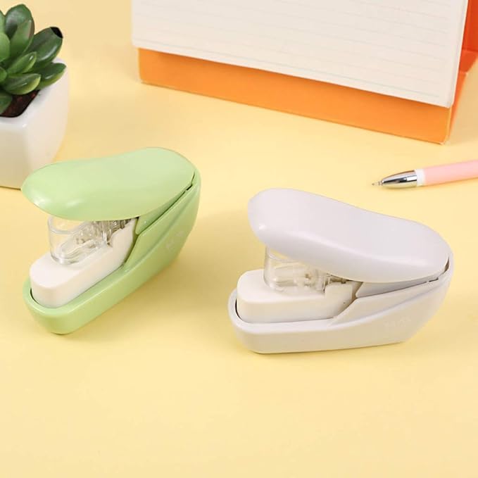 Pocket Stapler Stapleless Stapler School Office Tools Paper Capacity 8 Sheets Effortless for Student, As Described