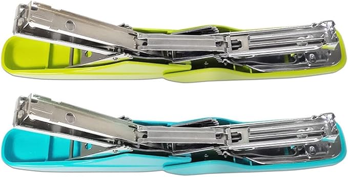 Desk Stapler Mini Stapler Desktop Stapler 20-Page Capacity Stabler Document Binding Desktop Office Student Supplies Staplers for Desk School Supplies (Color : B)