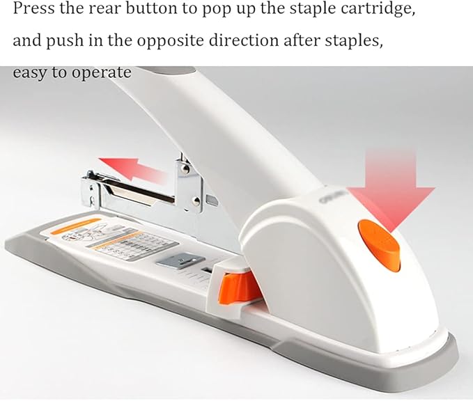 Stapler, Desktop Stapler, Mini Stapler fashion stapler Desktop Stapler Heavy Duty Stapler Multi-Function Stapler Manual Metal Hand Stapler, 120 Sheets Capacity For Office School office supplies (Color