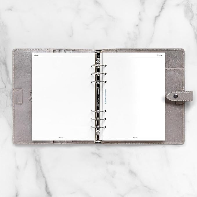 Filofax Calendar Diary Refill, A5 Size, Week-to-View with Appointments, Vertical, Multi-Fit, White Paper, English, 2026 (C68521M-26)