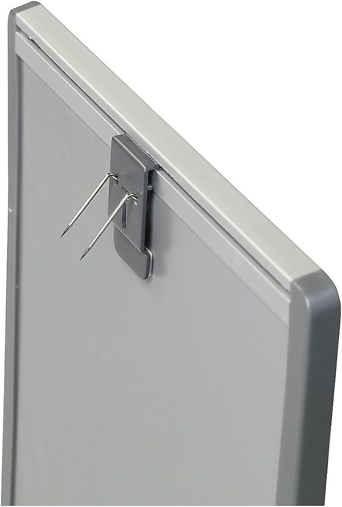 Quartet Bulletin Board, 24" x 14", Corkboard, Cubicle, Arc, Aluminum Frame (ARCB2414)