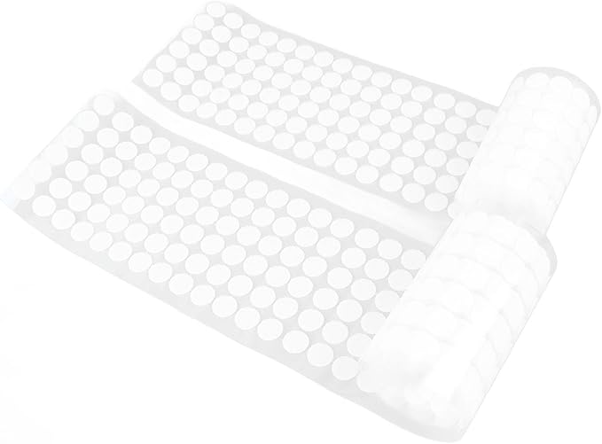 Hook and Loop Dots Self Adhesive Premium Nylon Strong Hold Sticky Back Tape for Schools Kindergartens Families White 1.5cm 504 Pairs