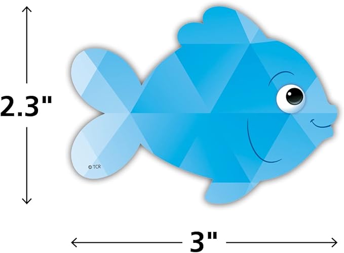 Teacher Created Resources Colorful Fish Mini Accents (TCR3551)