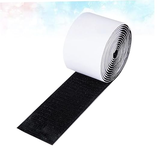 BESPORTBLE 1Roll Pedalboard Tape Self-adhesive Guitar Effect Sticker for Pedal Mounting Temperature Resistant Hook Loop Fastener for Electric Guitar Pedals Convenient