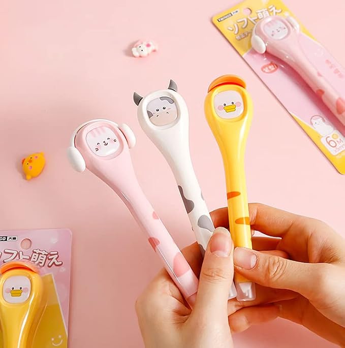 Correction Tape, Cute Quick Dry Japanese White correction Tape Pen,with Easy to Use Kawaii Pen Shaped Applicator,Kawaii Birthday Gifts Set for Office School Supplies (SH-B)