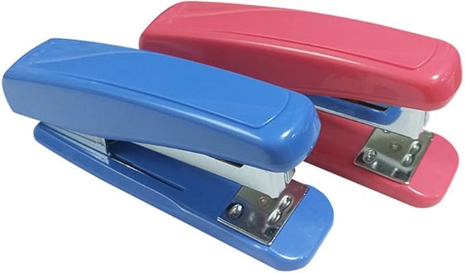 Desk Stapler Simple Student Stapler Desktop Stapler 20-Page Capacity Document Binding Desktop Office Student Supplies Tool Staplers for Desk School Supplies (Color : B)