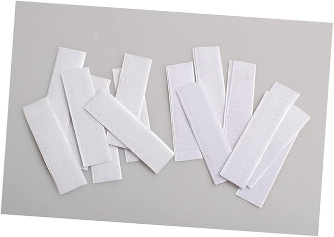 Self-Adhesive Tape 10 Pack Hook Loop Adhesive Strips Table Skirt Mounting Tape for Smooth Surfaces
