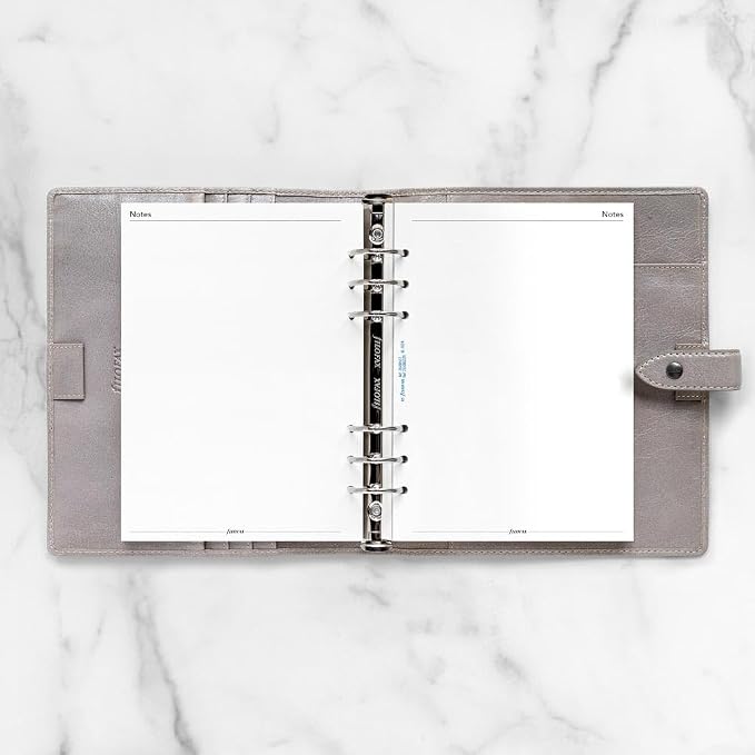 Filofax Calendar Diary Refill, A5 Size, Week-to-View, White Paper, Unruled, English, 2026 (C68522R-26)