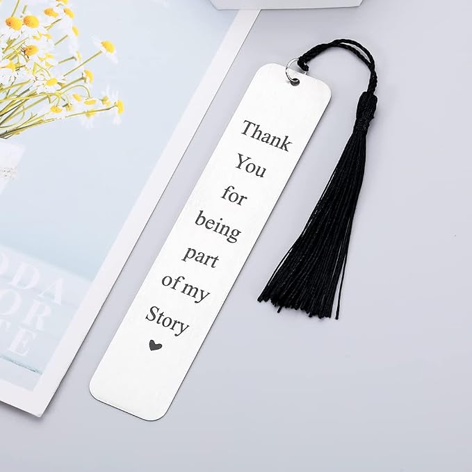 End of School Teacher Gifts Teacher Appreciation Gift Bookmarks Teacher Appreciation Gifts Science Teacher Gift Preschool Teacher Bookmarks for Women Thank You for Being Part of My Story for Women