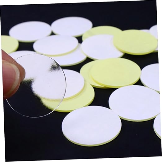 Double-Sided Tape 20pcs Acrylic Adhesive Round Fastener Tape Fabric Adhesive Non-Slip Easy to Use