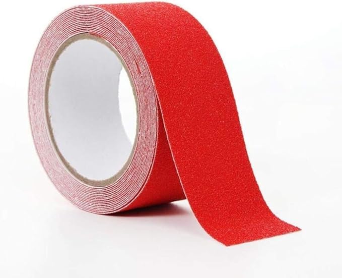 for DIY Tool 1 Pcs PVC Material Adhesive Tape Waterproof and Wear-Resistant Anti-Slip Tape Wall Sealing,Clear Tape, Adhesives & Fasteners,Red-One Size