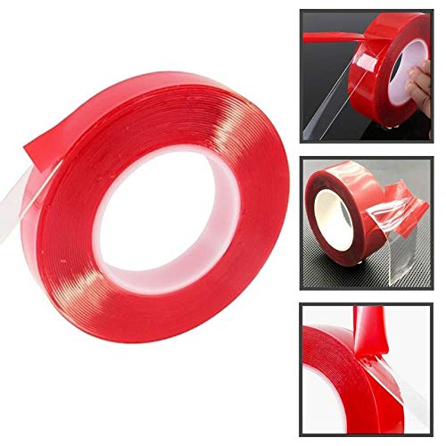 StarlandLed 33ft Clear Mounting Tape - Acrylic Adhesive Double Sided Adhesive Foam Tape 10m X 10mm Weatherproof Heavy Duty Glue, Heat Resistant Perfect for LED Light Strip Aluminum Channel