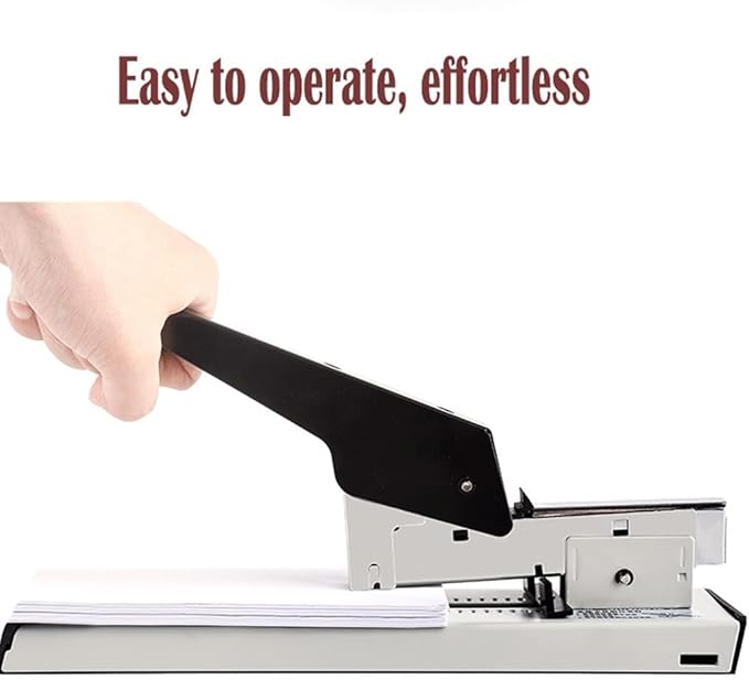 KUYWLMKMZZ Desk Stapler Staplers Office Heavy Duty Labor-Saving Thickening Staplers Office Binding Supplies Can Be Stapled 90 Pages Capacity School Supplies (Color : A)
