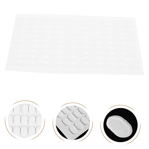 HEALLILY 1000pcs Double-Sided Gel Adhesive Tack for Wall Mounting Removable Sticky Dots for Crafts Museum Displays and Home Decor