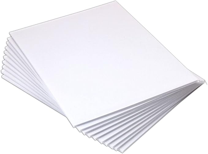 USI Heat-Activated Foam Boards, 11 x 17 Inches,0.1875 Inches Thick, White, 10-Pack