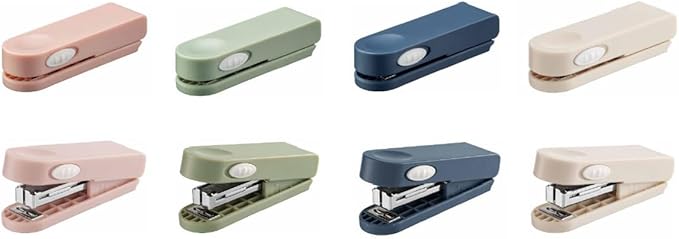 Lion Office Instrument Pimi Small Stapler, 10 Sheets Bound No.10 Ivory KS-10_IV