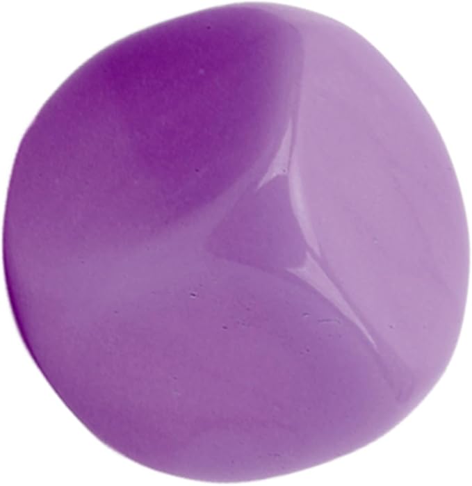 Drfeify Creative Crafts 30pcs in Established for DIY Projects and Educational Purposes, DICADOS of Plastic 6 Sides for Activities in THE Classroom (Violet)