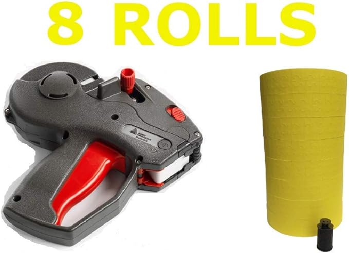 Monarch 1131 Price Gun Including Labels (Yellow, 1 Sleeve 8 Rolls)