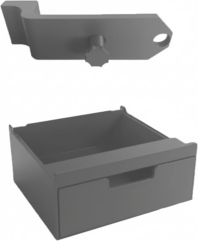 Magnetic Drawer for Secretlab Magnus Organizer Desk,Under Desk Storage Large Tray Compatible with Magnus Pro/XL,Strong Magnetic Mount,Space-Saving Design,23x23x7.3cm (Grey)
