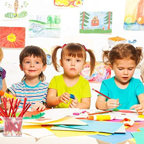 Zhanmai 24 Pieces Red Pencils with Eraser Pre Sharpened Wooden Erasable Checking HB Pencils with Erasable Tops for Writing Drawing Checking Coloring Tests Grading Map Coloring Editing Office Favors