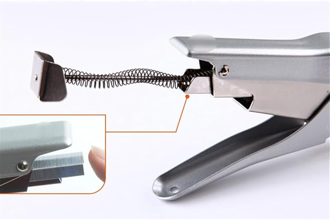 Office Stapler Labor Saving Heavy Duty Hand Held Stapler Nailer Arch Nails