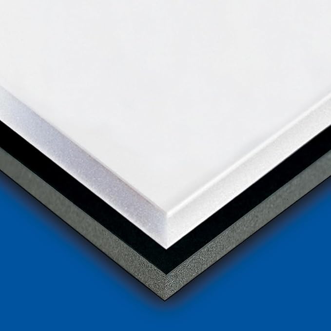 Framer Supply White Foam Board - 32x40 Inches, 3/16" Thick, 25-Sheets, Foam Core Board, Foamboard Sheets, Lightweight, Acid-Free Foam Board for Craft & Display