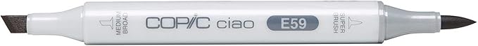 Copic Markers E59 Ciao with Replaceable Nib, Walnut