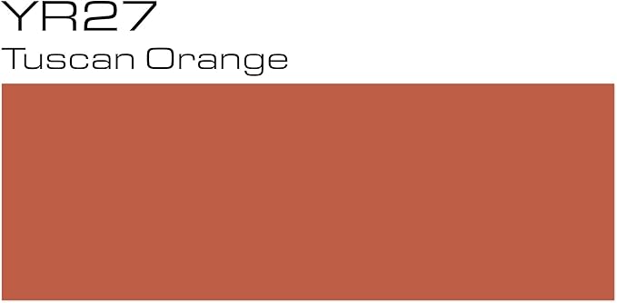 Copic Sketch Marker with Replaceable Nib, YR27, Tuscan Orange