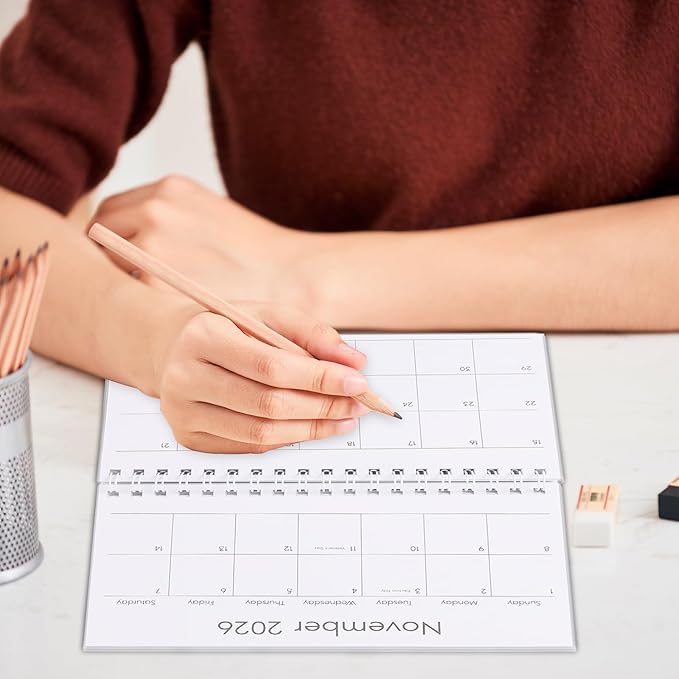 Phyxin Pocket Calendar 2026, Pocket Calendar - Runs from September 2025 Until December 2027, 2026-2027 Monthly Planner-4.2" x 6.5", Pocket Planner 2026 with Coil for School Office Supplies, Flowers
