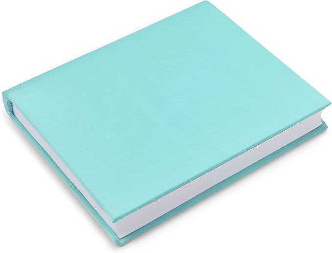 Blue Summit Supplies 6 Stretchable Book Covers for Hardcover Books, Up to 10 inch by 12.5 inch Books, Colorful Fabric Book Cover for Classroom Textbook Protection and Care, Assorted Colors, Stretchy