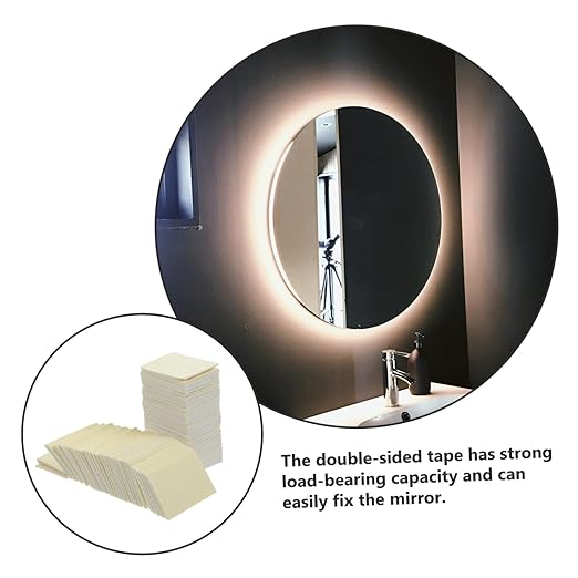 PRETYZOOM Double Sided Adhesive Squares Double Sided Mounting Tape for Mirrors Strong Adhesive