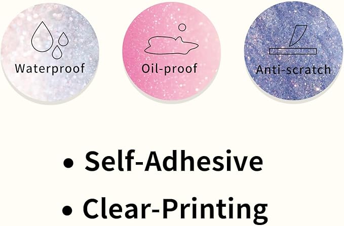 STARLIBOO Thermal Labels 3 inch, Round Thermal Printer Labels, Circle Direct Thermal Stickers for DIY Logo Design, Shipping, Name Tag, Compatible with Rollo&MUNBYN (Matte Pink)