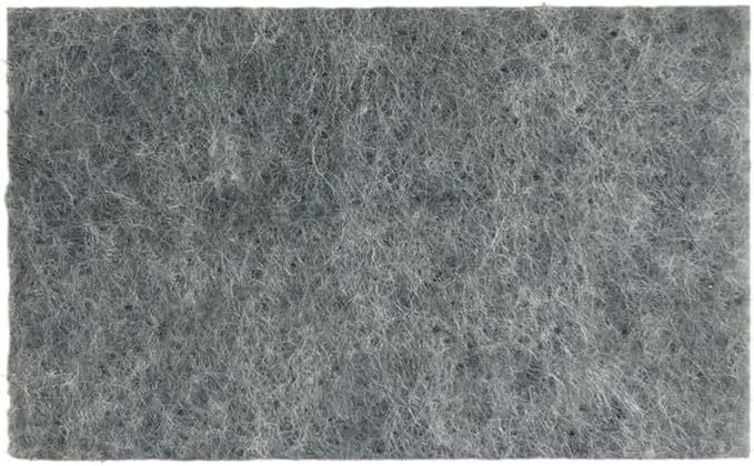 Lightomorrow Bulletin Board, 24 x 18 inches Felt Board - Decorative Pin Board, Cork Board Alternative for Wall, Foldable Self-Adhesive Vision Board Prayer Board with 20 Pushpins-Silver Gray