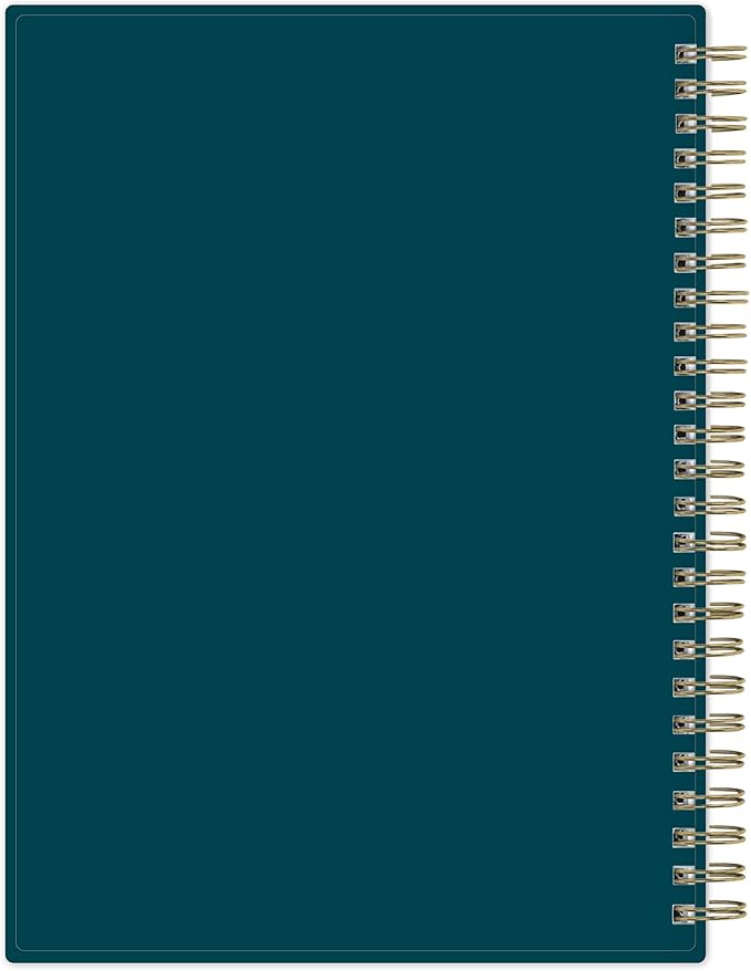 Blue Sky 2025-2026 Weekly and Monthly Academic Year Planner Calendar, July 2025 - June 2026, 5.875" x 8.625", Frosted Flexible Cover, Wirebound, Laminated Tabs, Greta