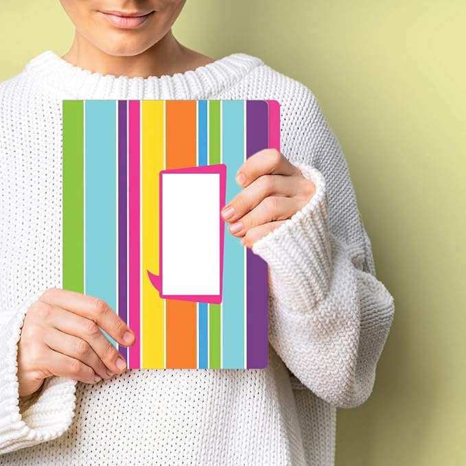 Barker Creek Happy File Folders Now on Durable 14pt Stock, 12/PK, Letter Size, 1/3 Cut Tabs, Reversible, Home, School and Office Supplies (2003)
