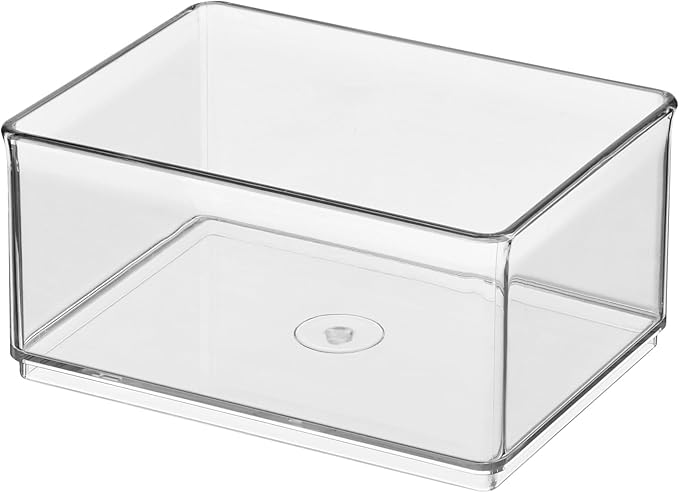 The Home Edit by iDesign Medium Shallow Organizer Bin - Clear