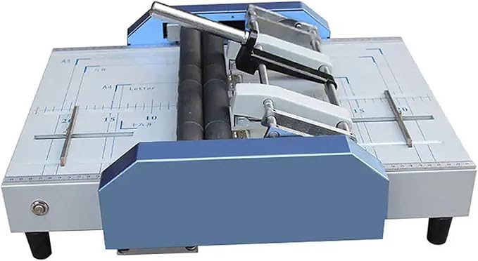 Heavy Duty Paper Stapler, A3 Booklet Making Machine with 20 Sheet Capacity, 5 Nail Positions and Support Various Discount Methods