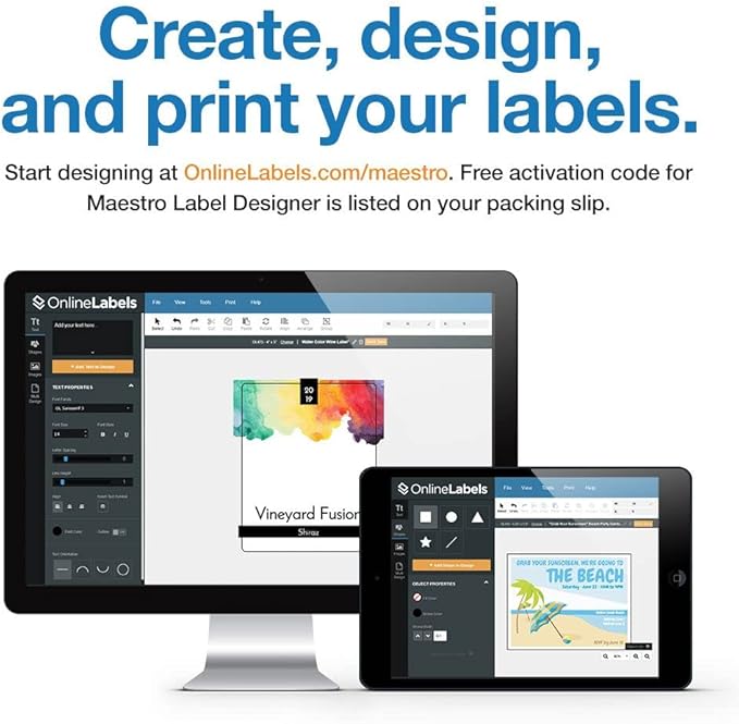 1.1 x 3.5 Labels Compatible with DYMO Printers - 350 Labels Per Roll, 12 Rolls Totaling 4,200 Labels - Same As DYMO 30252 - Online Labels