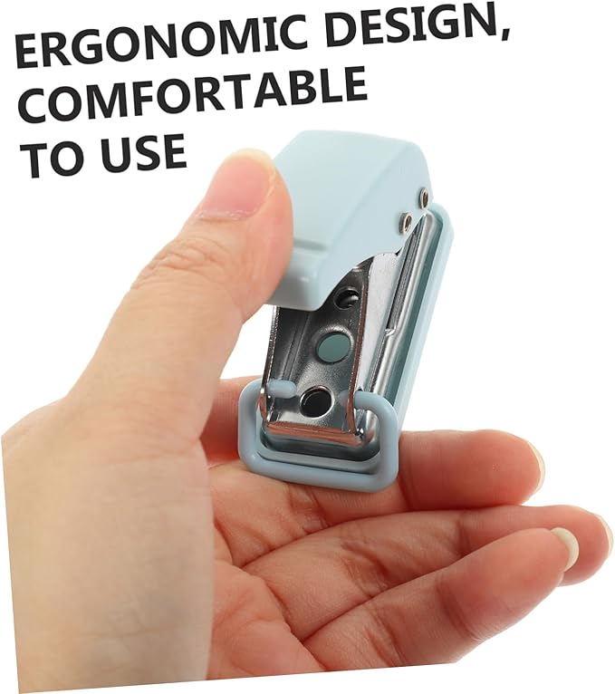 Homoyoyo Adorable Portable Stapler for Office and School Supplies Small Punch Lightweight Design for Adults Attractive Office Stationery